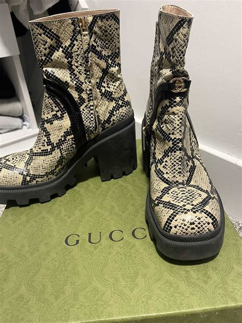 gucci gold heels snake|gucci snake boots price.